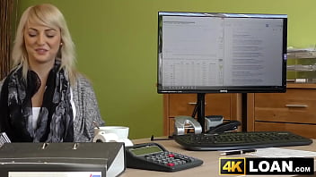 Preview 1 of Maya Boujo - Attractive blonde Katy Rose spends horny time with a loan agent