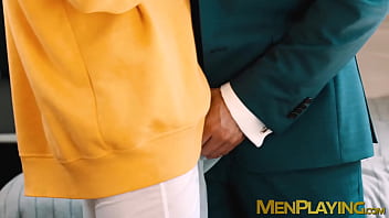 Preview 1 of Big Mams - Sexy Edward Terrant moaned out in getting his ass drilled by hot James Fox