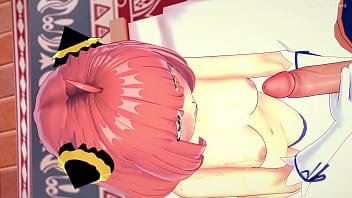 Preview 4 of Indian School Girl Sex Vedio - La linda Anya viste su ajustado ba&ntilde_ador para follar (versi&oacute_n adulta) (hentai)