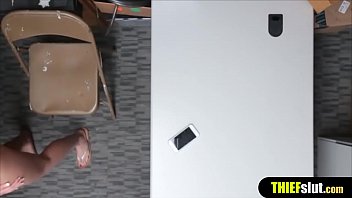 Preview 2 of Yes Xxx Old Man - Virgin shoplifter teen loses it to a horny mall cop