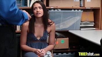 Preview 1 of Yes Xxx Old Man - Virgin shoplifter teen loses it to a horny mall cop