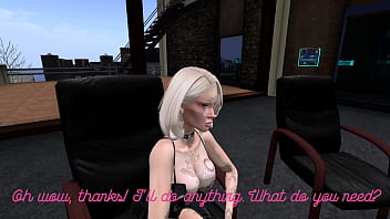 Preview 1 of Child Sex Same Mom - Second Life Black man fucks Latina secretary