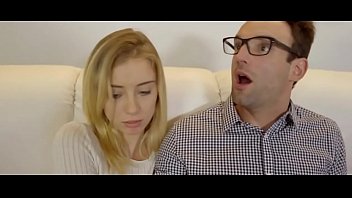 Preview 2 of Crap Girl Eat - Pretty poor stepdaugther b. hard sex at the house