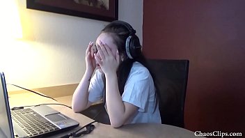 Preview 1 of Brazzers Car Tipsand Tricks - 18 year old Lenna Lux masturbating in headphones