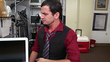 Preview 1 of Fuck Mom And Son Hd - Desperate gay teen takes directors black cock in different positions