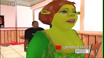 Preview 4 of Byotifull Girl Sex - CJ exponiendo infieles: Shrek y Fiona