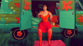 Preview 1 of Vagas Emission - Granny Velma Dinkley: Spectacular Cocksucking Cum In Mouth Slutty Sleuth