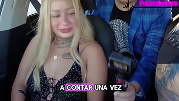Preview 2 of Hd Rides Cock Hard - Porncast Al Volante Tony Mendoza,  Nidia Yoshira y Luis Garay