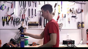 Preview 1 of Under Views By Byscopel - Young Fit Twink Stepson Fucked By Stepdad In The Garage - Peter Pounder,  Bill Farnsworth