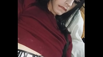 Preview 3 of Malaay Porn - Chilena caliente masturba su rica verga acabando en su ombligo manchando su ropa