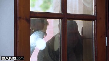 Preview 1 of Skeo Night - Glamkore - Coco de Mal face fucked outside &amp_ anal threesome