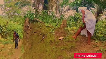 Preview 2 of Xxx Prone Viedo - Our lady the queen of forest fuck with a stranger and she enjoying what she missed for a long time