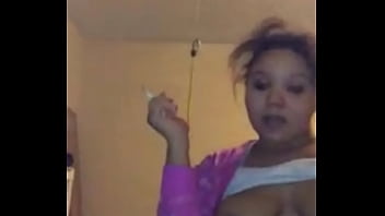 Preview 2 of Yami Xxxcom - Smoking and getting her titty sucked at the same time Whorella DeVille babe