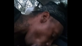 Preview 1 of Naturally Boob - Getting good head in my new jag