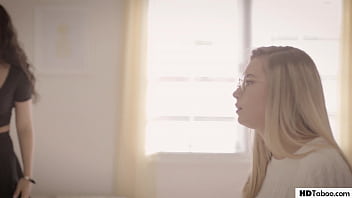Preview 2 of Desi Mlu Sex - Virgin Stepsister and her jerk - Whitney Wright,  Carolina Sweets