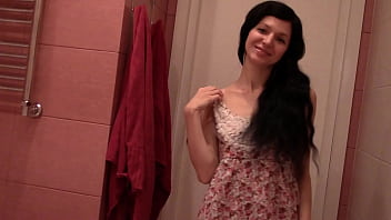 Preview 1 of Fother Baby Anal - Beuaty in socks plays with her cunt