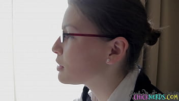 Preview 1 of Sri Lankan Lady - Nerdy spex teen blows teachers cock