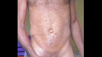 Preview 3 of Komob Xxx - Lonely African man touches his cock and ass after dancing naked.