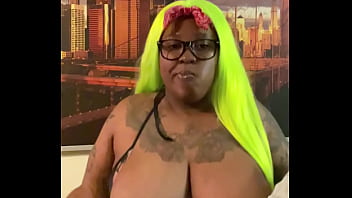 Preview 4 of Www Hotxxx Com - Purple Bun Lime Green Hair And My Bikini Halloween Is Coming!