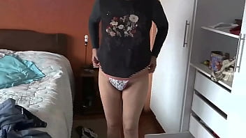 Preview 4 of Student Teacher Xxx Video - Great compilation,  stepmom strips and caresses herself while I masturbate in front of her