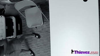 Preview 2 of Greek Bear Cumming 2 - Short haired Emma is c. by officer into getting her cunt drilled