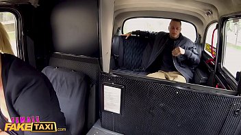 Preview 1 of New Yeong Garl - Female Fake Taxi Tattooed guy makes sexy blonde horny