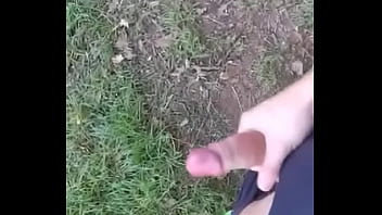 Preview 1 of Hymen Cat - jerk off outdoors