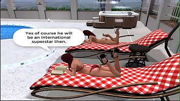 Preview 1 of Dp Tits - The Blind Poolside Date