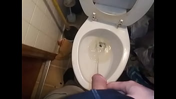 Preview 2 of Porn Porecom - Pissing in toilet