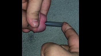 Preview 2 of Bahrain Sexyvideo - solobdsmman 60 - insertion of a big tube and injection of cum inside.