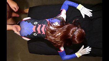 Preview 1 of Father Sensore - Overwatch Cosplay - Tiny D.Va Moans on Super Thick Cock and gets No Mercy from Somegirth