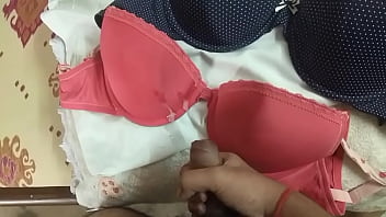 Preview 3 of Great Arab Ass - Cumming on mom&#039_s lingerie