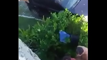 Preview 3 of Hot Aynty - يمارس الجنس مع حبيبته في الحديقة العامة