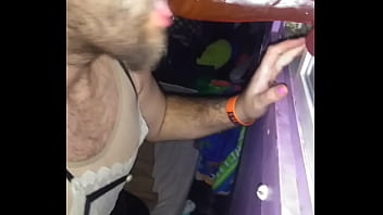 Preview 3 of Hoti Xxxx - Public window deep throat