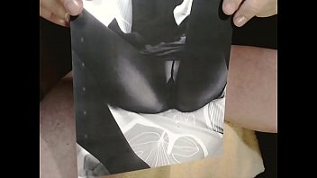 Preview 1 of Fatty Girls Big Cock - die Titten und die Strumpfhose einer Schlampe bespritzt by Kater xxx