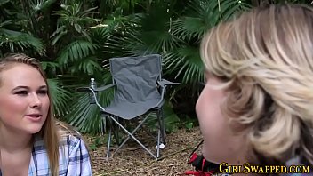 Preview 2 of Longue Vido - Camping stepteen fucked