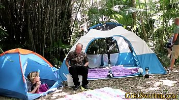 Preview 3 of Longue Vido - Camping stepteen fucked