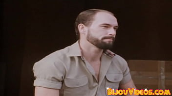 Preview 2 of Mom Full With Horse - Classic homosexual studs ass bang hard in a wild threeway