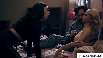 Preview 3 of Dad Bu - Couple have threesome sex with doll
