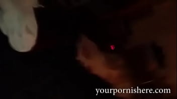 Preview 1 of Leather Jacket Fuck Old Man - Cute Chubby Girl Loves Warm Cum On Her Face