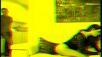 Preview 1 of Boy Shaving His Hair - RAYLENE in 3-D Spanktra-Vision!!  F-F-Fuck Yeah!