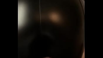 Preview 1 of Seal Broken First Night Wife - Latex leather ass cum sexy tribute pvc