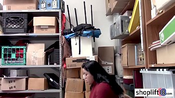Preview 1 of Phim Sex Bu Lon Dich Tieng Viet - Big tits brunette teen done by a corrupt policeman
