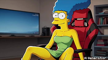 Preview 1 of Xxx Indian Viedo - Marge Simpsons Porn / Hentai NSFW image compilation Ai #3