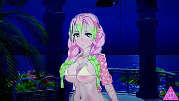 Preview 1 of Hot Xxx Video Big Boobs - Kimetsu no yaiba Mitsuri scopa intensamente Giyu