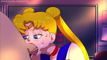 Preview 3 of Japanese Huge Balls Cumshot - sailor moon oral sex