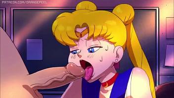 Preview 1 of Japanese Huge Balls Cumshot - sailor moon oral sex