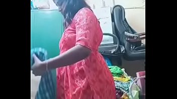 Preview 1 of Alone Father Daughter Fucked - Swathi naidu sexy dress change and getting ready for shoot part -4