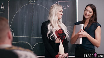 Preview 3 of Anuchak Shtty Xnxx - School teachers MILF babes bisexual threesome in class