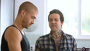 Preview 2 of Amr Takin Wallxxx - Stepbrothers DP fuck their new dumb MILF stepmom